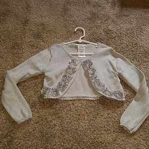 Silver glttery cardigan